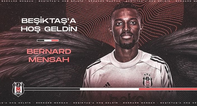 Beşiktaş, Bernard Mensah’ı transfer ettiğini duyurdu