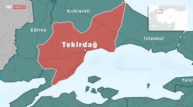 Tekirdağ’ın Sarköy ilçesinde 4,1 büyüklüğünde deprem meydana geldi