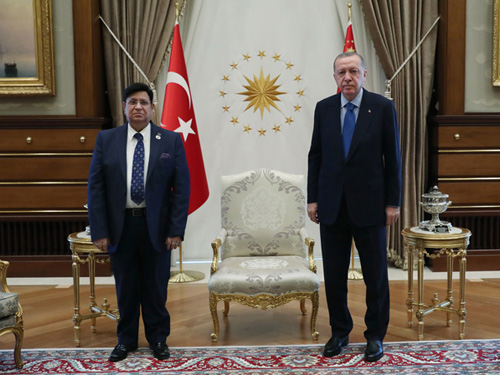 Cumhurbaşkanı Erdoğan, Bangladeş Dışişleri Bakanı Momen’i kabul etti