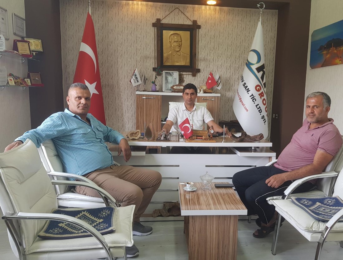 Müslüm Taş, Hüseyin Kıran `ı Ziyaret Etti