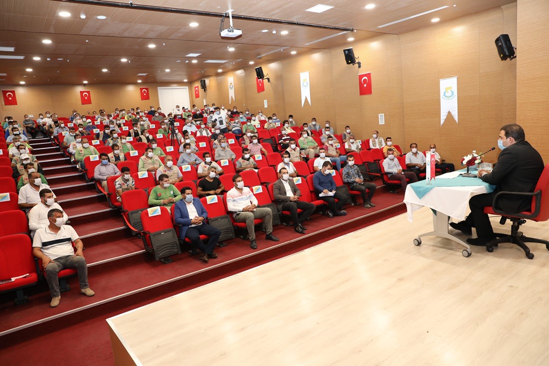 BAŞKAN CANPOLAT, ÇEVRE KORUMA PERSONELLERİ İLE BİR ARAYA GELDİ