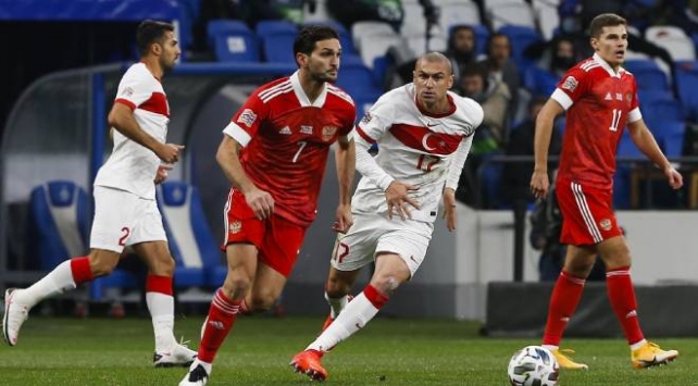 A Milli Futbol Takımı, Rusya ile 1-1 berabere kaldı