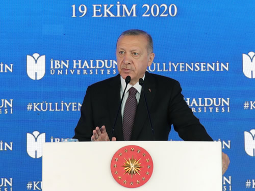 Cumhurbaşkanı Erdoğan, İbn Haldun Üniversitesi Külliyesi Açılış Töreni’ne katıldı