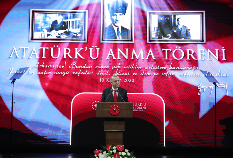 Cumhurbaşkanı Erdoğan, Atatürk’ü Anma Töreni’nde Konuştu