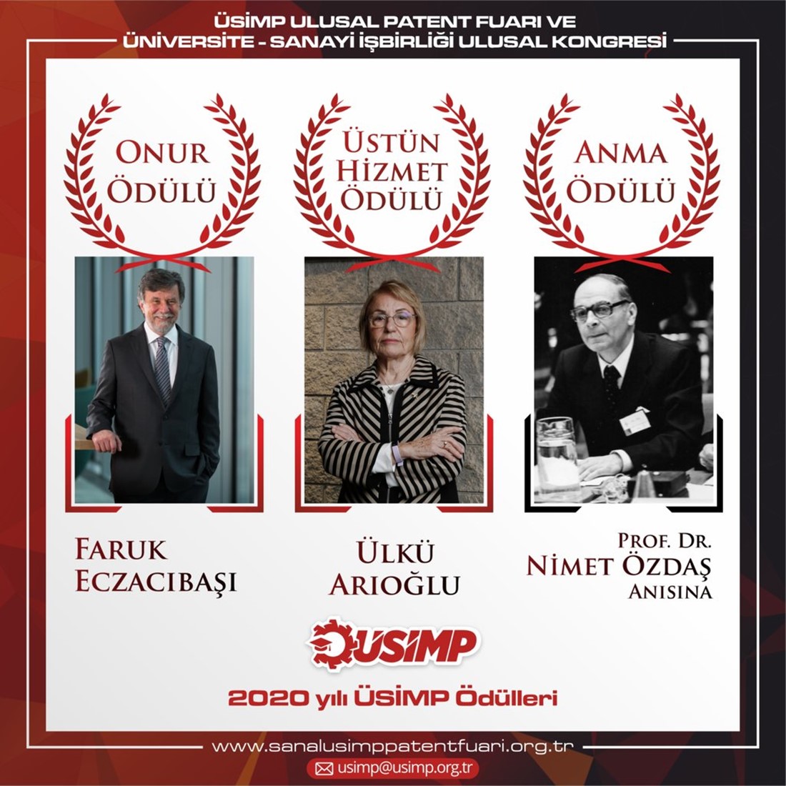 ÜSİMP ,2020 Yılı Onur Ödülleri verildi