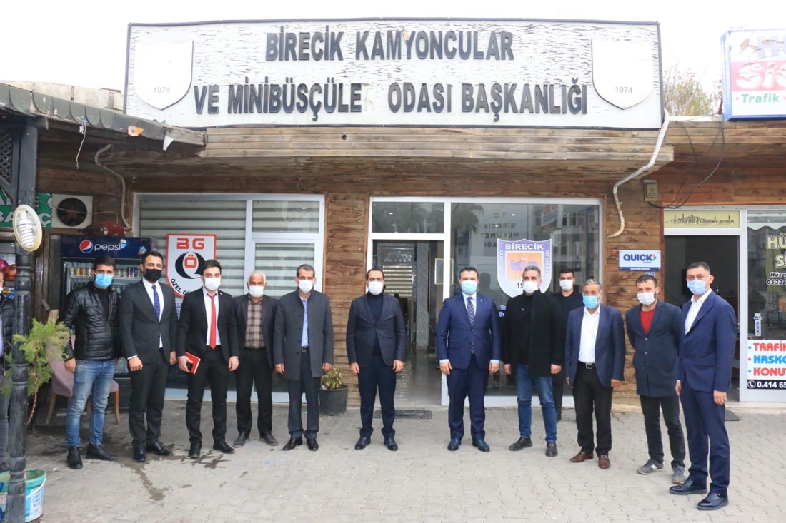 AK Parti Şanlıurfa İl Başkanı Yıldız ‘dan Birecik’te Esnaf, Vatandaş, STK Ziyareti