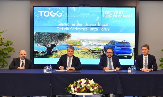 TOGG Gemlik Tesisi’nin inşaatı için Yapı Merkezi seçildi