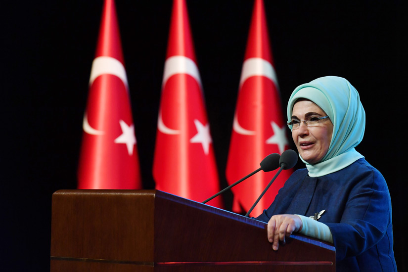 Emine Erdoğan, İklim Değişikliğiyle Mücadele Toplantısı’na katıldı