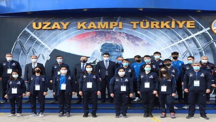 AFAD Gönüllüsü Genç Sporcular Uzay Kampı Türkiye’yi Ziyaret Etti