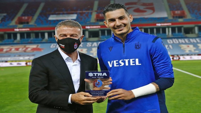 Trabzonspor Kaptanı Uğurcan Çakır Socios. com’da sezonun oyuncusu seçildi