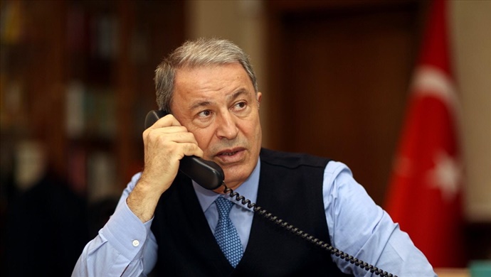 Millî Savunma Bakanı Hulusi Akar, ABD Savunma Bakanı Lloyd Austin İle Telefon Görüşmesi Yaptı