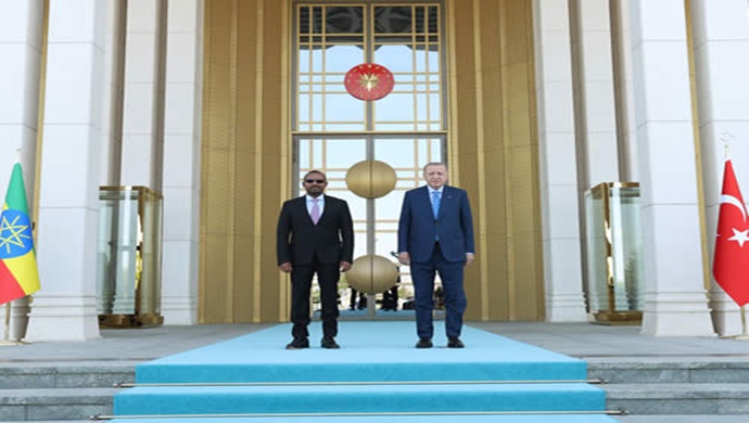 Etiyopya Federal Cumhuriyeti Başbakanı Ali Cumhurbaşkanlığı Külliyesinde