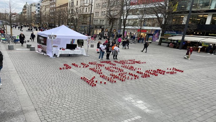 Praqada “Xocalıya ədalət!” tələbi ilə aksiya təşkil edilib