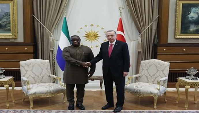 Cumhurbaşkanı Erdoğan, Sierra Leone Cumhurbaşkanı Bio ile görüştü