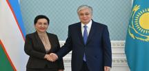 Президент Казахстана принял Председателя Сената Олий Мажлиса Республики Узбекистан Танзилу Нарбаеву