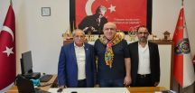 CEVDET YILDIRIM VE FAİK AKYILMAZ`DAN ŞAHİNBEY İLÇE EMNİYET MÜDÜRÜ DURSUN TERZİ`YE ZİYARET