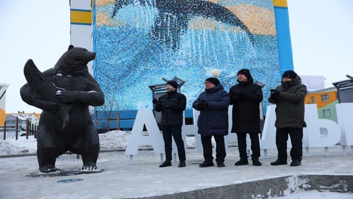 В Анадыре при поддержке «Единой России» открыли монумент Герба городского округа